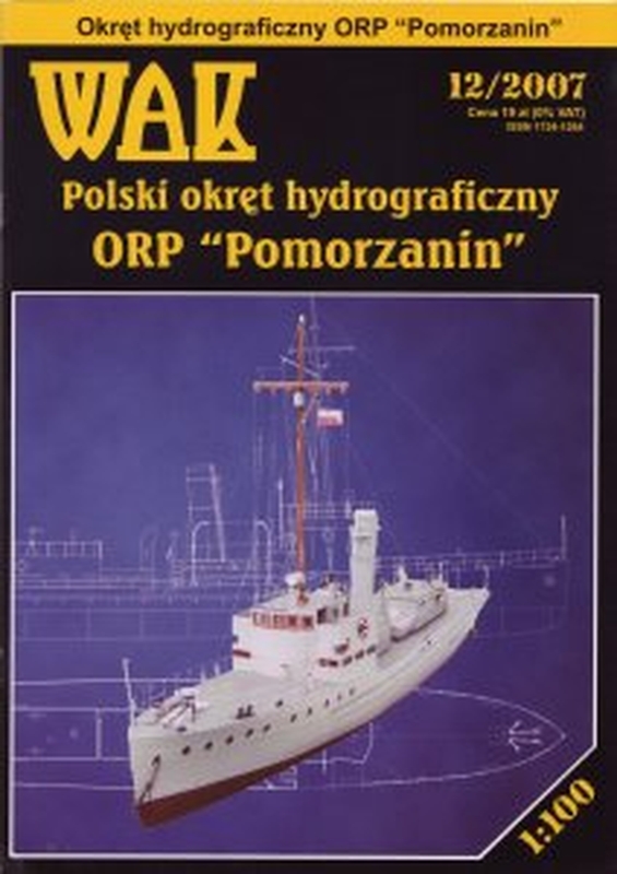 Plan Missionboat Vessel ORP Pomorzanin - WAK